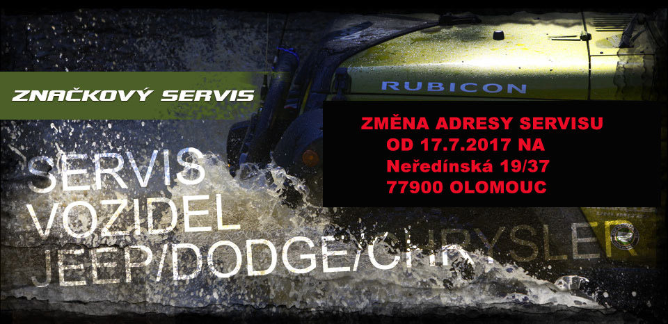 Značkový servis vozidel JEEP | DODGE | CHRYSLER